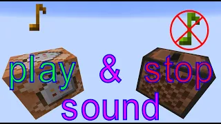 Redstone Commands Episode 43 - Play Stop Sounds Java Edition 1 20