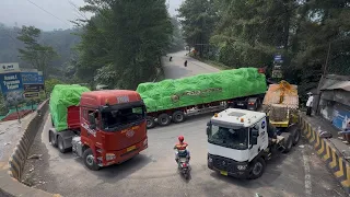 Truk Trailer Siba Surya Anti Begal Kembali Viral di Sitinjau Lauik