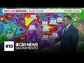 72-hour rain totals across Northern California