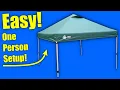 Is This Better Than E-Z up Crown Shades Canopy One Person Setup and Takedown Highlights