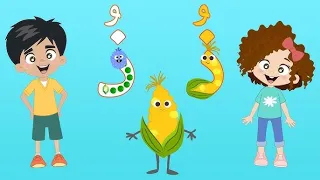 كريم وجنى وأغنية حرف الذال ذرة لذيذة تغني وتلعب معنا اغاني أطفال 