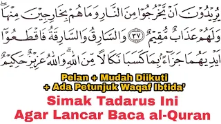 Download Tadarus Surat al-Maidah Ayat 37-45, Ada Tanda Warna Panjang \u0026 Dengung Agar Lancar Baca al-Quran MP3