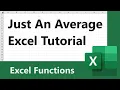 Excel Functions Average AverageA AverageIf AverageIfs - Averaging Cell Ranges