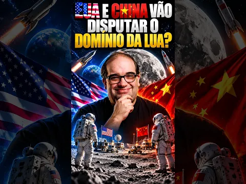 EUA E CHINA VÃO DISPUTAR O DOMÍNIO DA LUA? #sergiosacani #estadosunidos #china #lua #astronomia