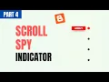How To Add A Responsive Scroll Spy Indicator To Your Blogger Website