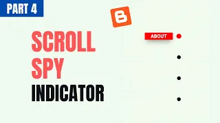 How To Add A Responsive Scroll Spy Indicator To Your Blogger Website