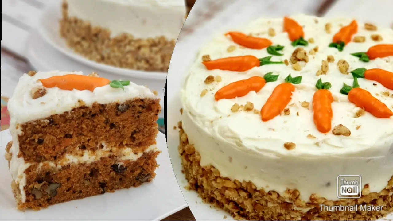 Amazing Carrot Cake Recipe. 