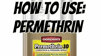 How to use Permethrin