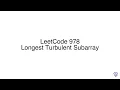 LeetCode 978 Longest Turbulent Subarray