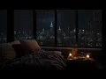 🌧️ No Ads | Heavy Rain \u0026 Thunderstorm in the City 🌆 Deep Sleep, Relaxation \u0026 Stress Relief