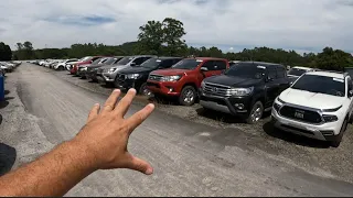 VOCÊ não VAI ACREDITAR NAS PICAPES que ACHEI NESSE LEILÃO
