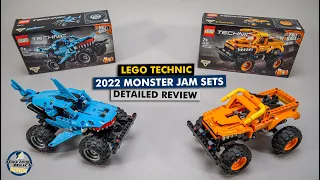 LEGO Technic 2022 Monster Jam 42134 & 42135 detailed building review