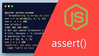 Assert MJS Modules node js