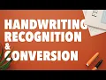 How to use handwriting recognition conversion in Word documents on Supernote