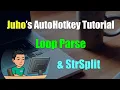 Juho s AutoHotkey Tutorial Text Manipulation Part 4 - Loop Parse and StrSplit