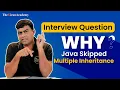 Why Multiple Inheritance is Not Supported in Java Java Interview Question Hindi