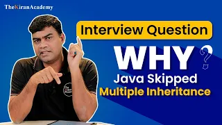 Why Multiple Inheritance is Not Supported in Java Java Interview Question Hindi