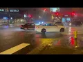 Walking In Los Angeles Heaviest Rainstorm During A Flash Flood!