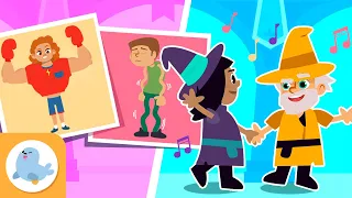 VERBOS y ADJETIVOS 📝 Vocabulario para niños 📚 Recopilación