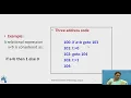 Compiler Construction-Three address code for Boolean Expression
