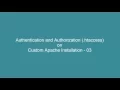 Authentication and Authorization htaccess on Custom Apache Installation - 04