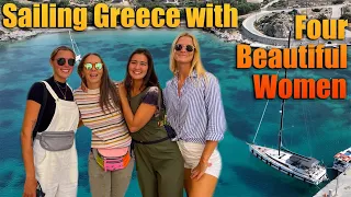 Sailing with Beautiful women in Greece