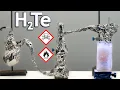 This Gas Decomposes in Light Liquid Hydrogen Telluride Synthesis Reactions and Hazards