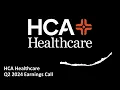 HCA Healthcare NYSE HCA - Q2 2024 Earnings Call