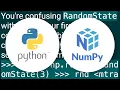 NumPy random seed produces different random numbers