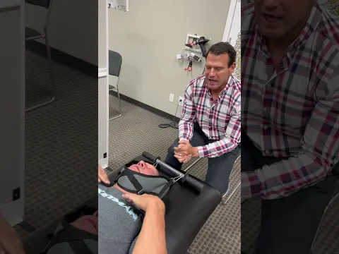 How the Y-Strap 2.0 actually feels #asmr #chiropractor #satisfying