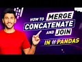 Python Pandas Complete Guide to Merging Concatenating and Joining DataFrames in English