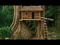 Lagu I Built a Bushcraft Survival House on Two Giant Trees in 7 Days