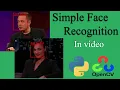 Simple Face Recognition using Python and OpenCV