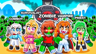 We Used EVERY CLASS In ROBLOX Dead Rails With MY CRAZY FAN GIRLS