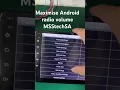 How to increase volume to maximum on Android radio