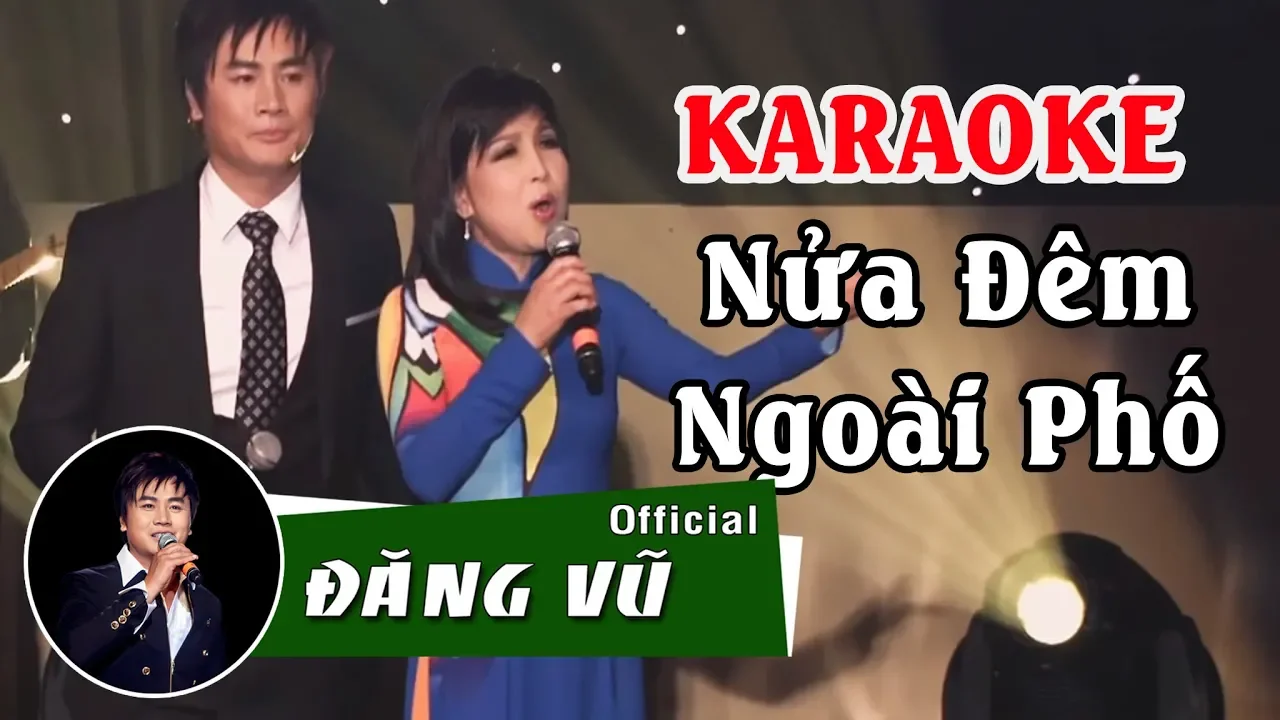 Karaoke Nửa đêm ngoài phố | Full beat | Đăng Vũ ft Băng Châu