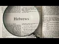 The Book of Hebrews