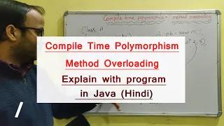 Compile time polymorphism Method overloading in Java Type of polymorphism in Hindi - 46