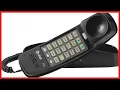 AT T ATTML210B Corded Trimline Phone with Lighted Keypad Black