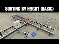Sorting by Height Basic - Factory Scene