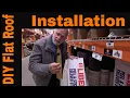 How to Install a RUBBER FLAT ROOF Cheap Easy DIY - Carport Shed Porch Garage