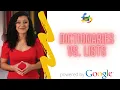 50-Dictionaries vs Lists python for beginners introduction to python learnEra Studio