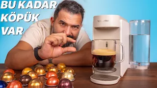 AŞIRI KÖPÜKLÜ KAHVE YAPABİLEN NESPRESSO VERTUO UP KAHVE MAKİNESİNİ İNCELEDİM!