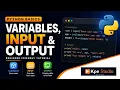 Python Tutorial 1 Variables Input Output Explained for Beginners