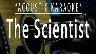 the scientist acoustic karaoke coldplay 