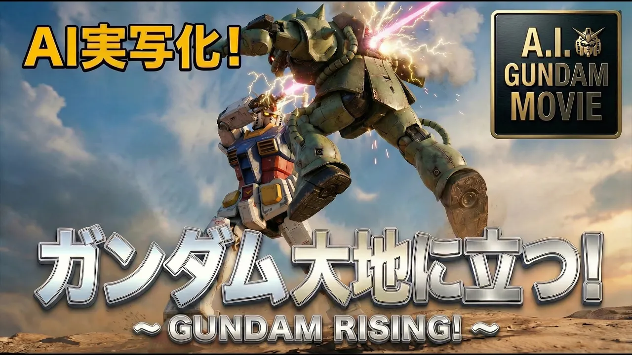 機動戦士ガンダム「ガンダム大地に立つ!」