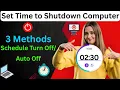 Schedule Shutdown Windows Computer Auto Shutdown Timer Computer Tutorial PC Tricks
