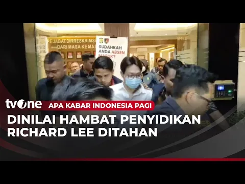 Polda Resmi Menahan Richard Lee