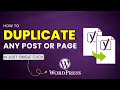 WordPress Duplicate Post The FASTEST Way to Clone Yoast Duplicate