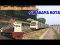 Lagu Meskipun pandemi, stasiun Surabaya kota selalu sibuk tiap harinya
